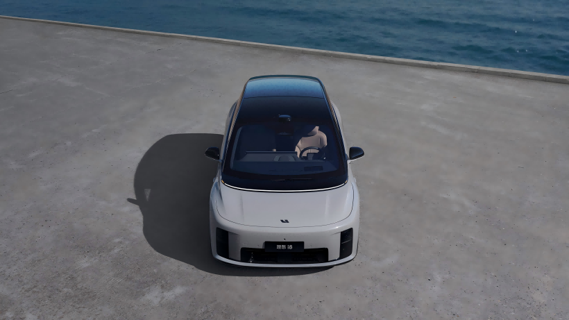 Första rena elektriska stora sex-sits SUV: Ny bilfärg + nya säten? Li Xiang i8 Top View släppt