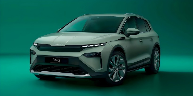 Teaser -bild av Škoda Elroq VRS: En elektrisk prestanda SUV för familjeanvändning, bryta 100 km/h på mindre än 6 sekunder