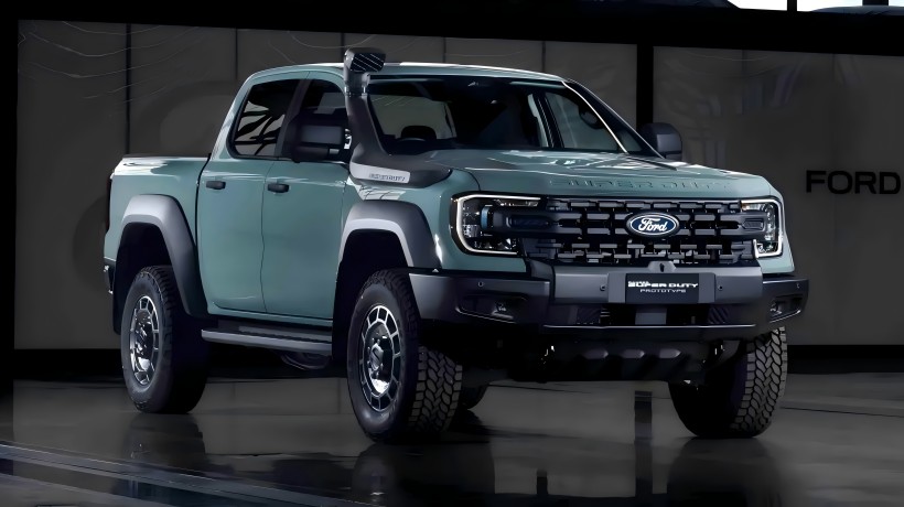 Off-road prestanda/bogseringskapacitet förbättras! Officiella bilder av Ford Ranger Super Duty släppt